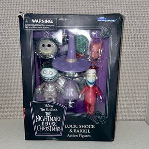Nightmare Before Christmas Lock, Shock and Barrel Action Figure Set